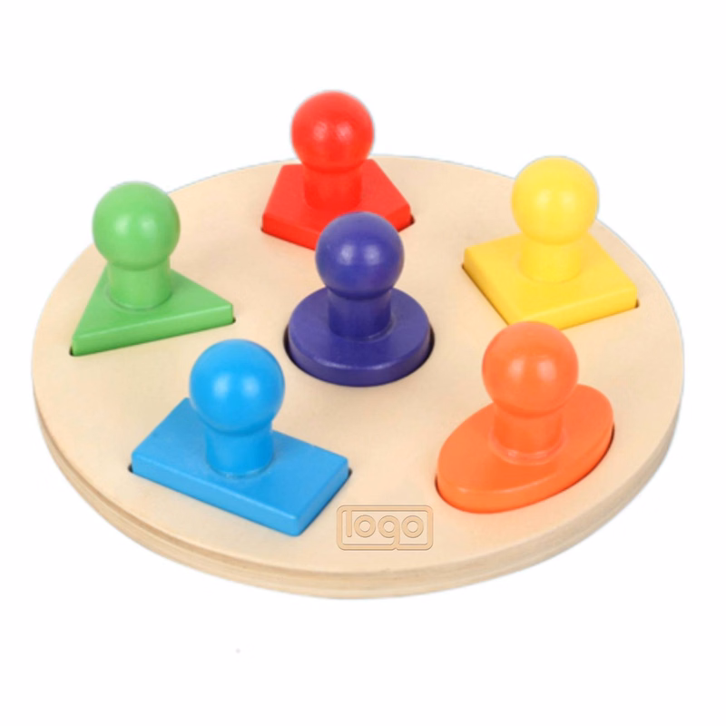 Toddler Wooden Geometric Shape Puzzle