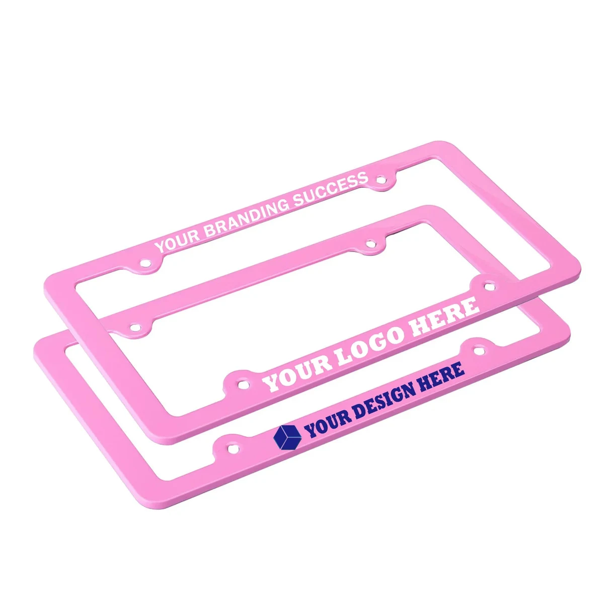 Universal Metal License Plate Frame with 4 Holes 1