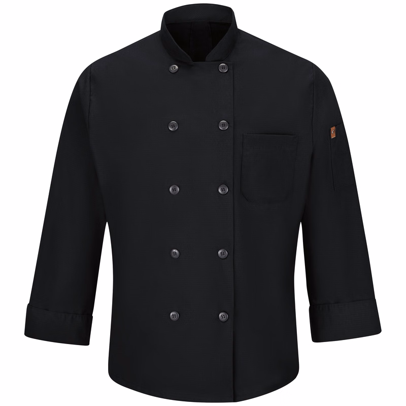 Red Kap® Men's Chef Coat with OilBlok + MIMIX®