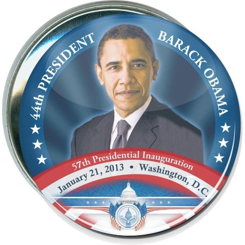 Obama, 57th Presidential Inauguration, Political Button 1