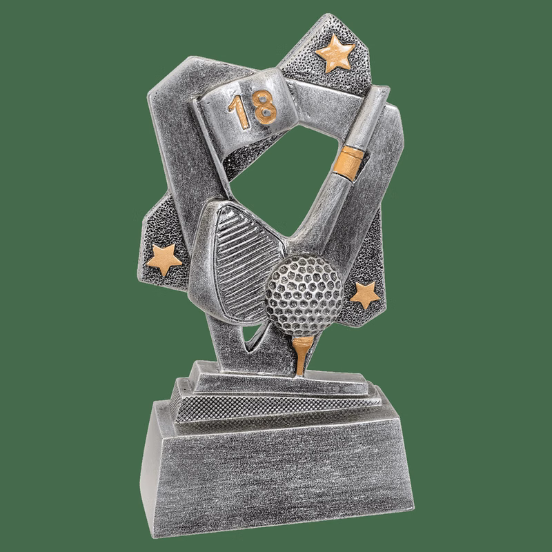 5-1/2" Tall Golf Triumph Resin