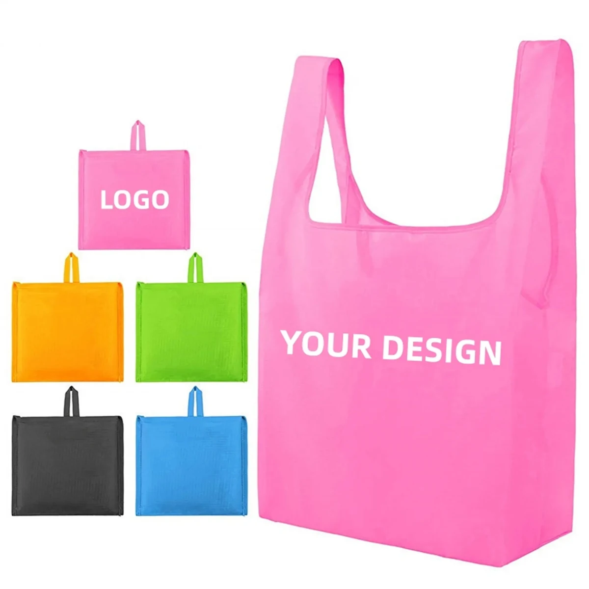 Colorful Waterproof Reusable Grocery Bag 1