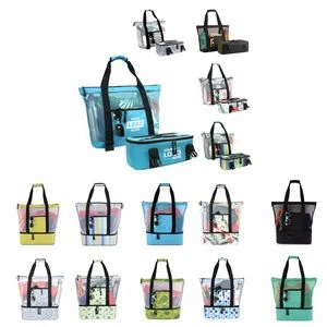 Sandproof Beach Tote Bags With Cooler 1