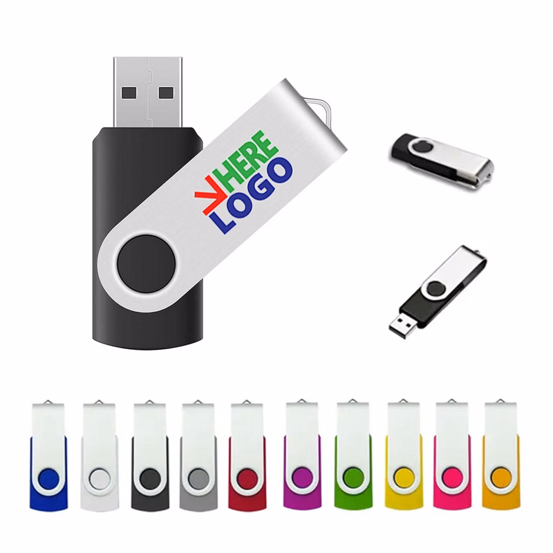 8G Metal Swivel USB Flash Drive