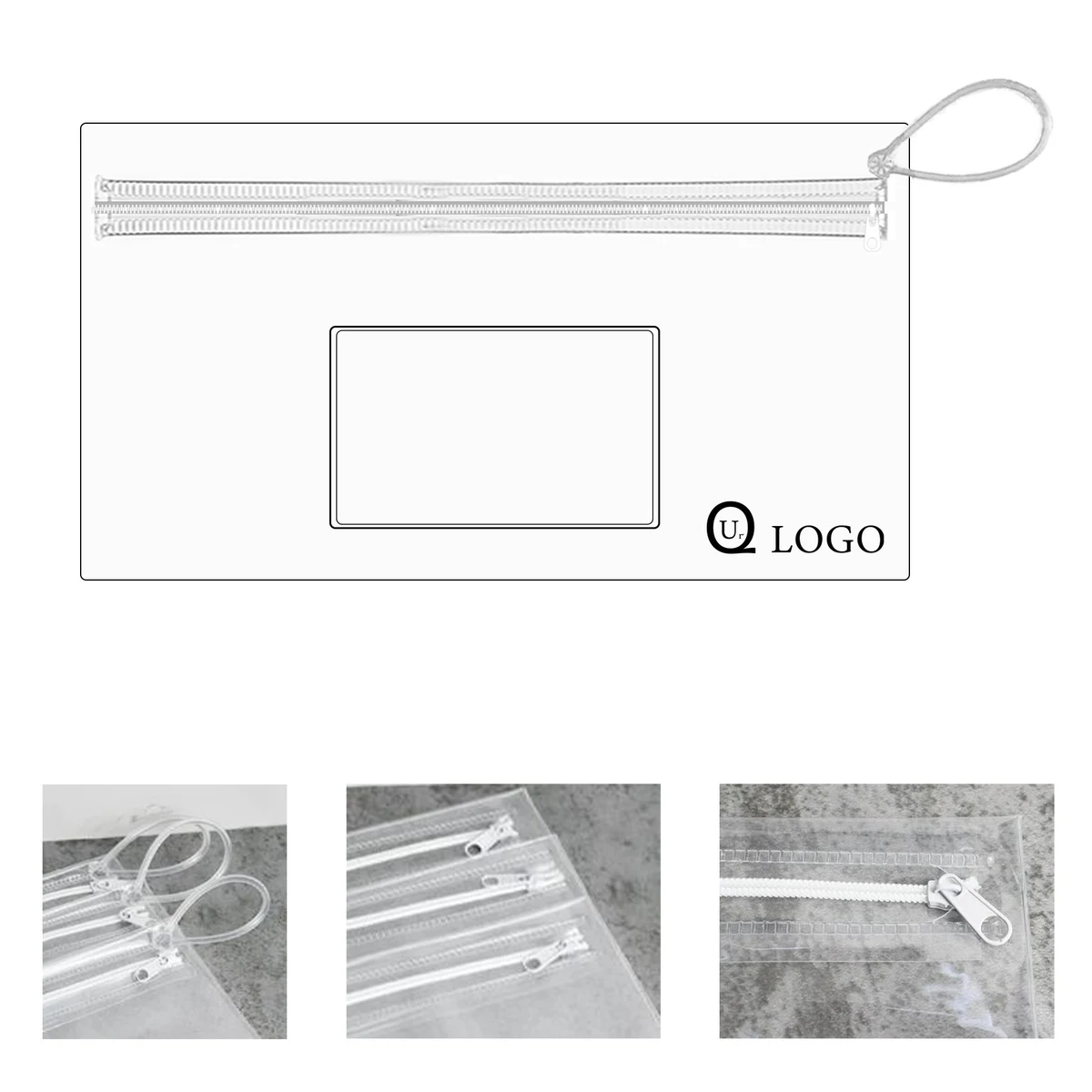 Zipper Eva Clear Bag 1