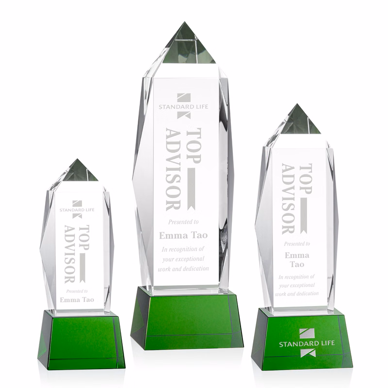 Bloomington Award on Base - Green