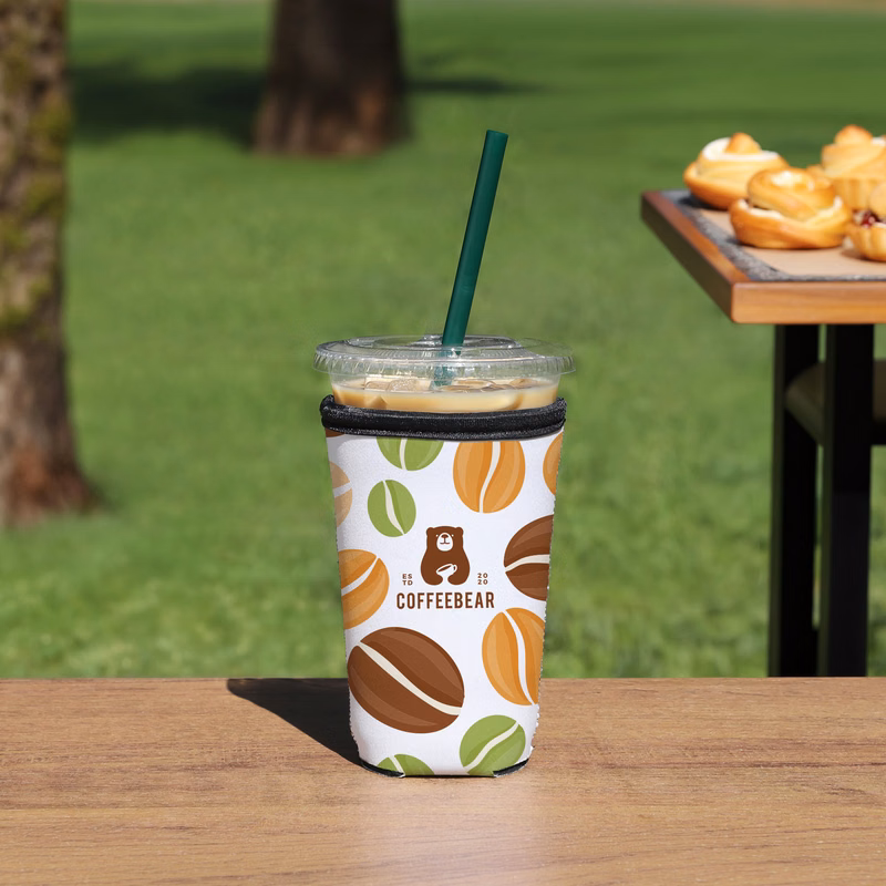 Medium Neoprene Iced Coffee Cooler