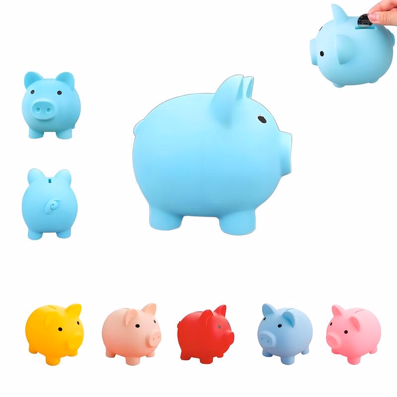Mini Plastic Piggy Coin Bank