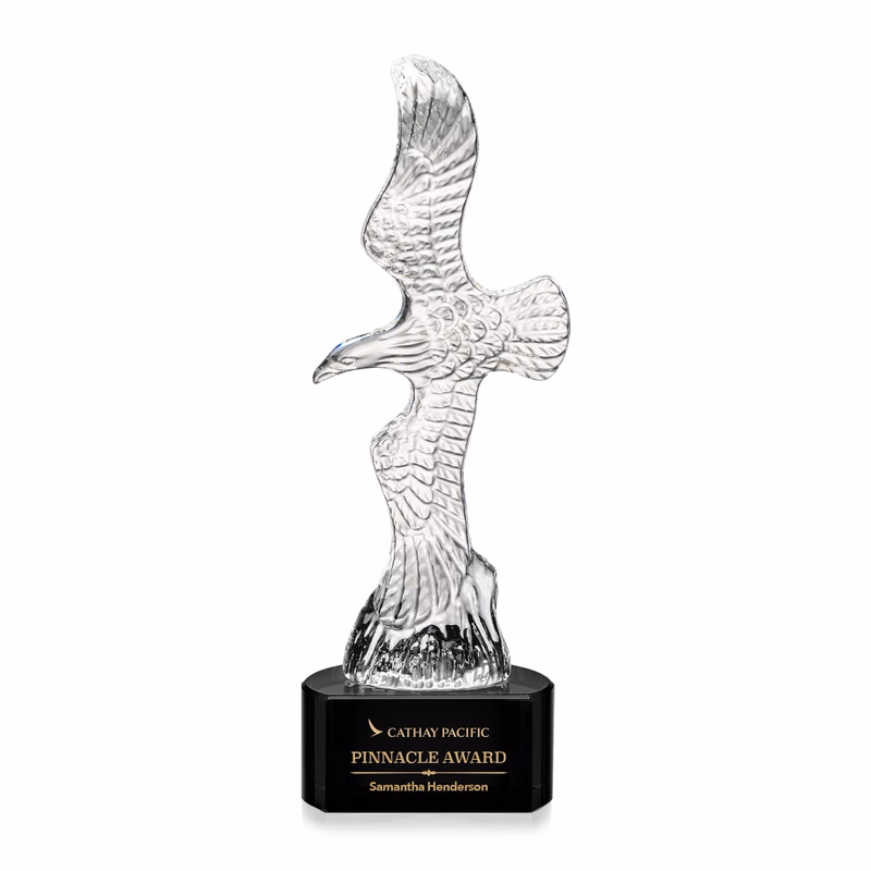 Staffordshire Eagle on Paragon Base - Black