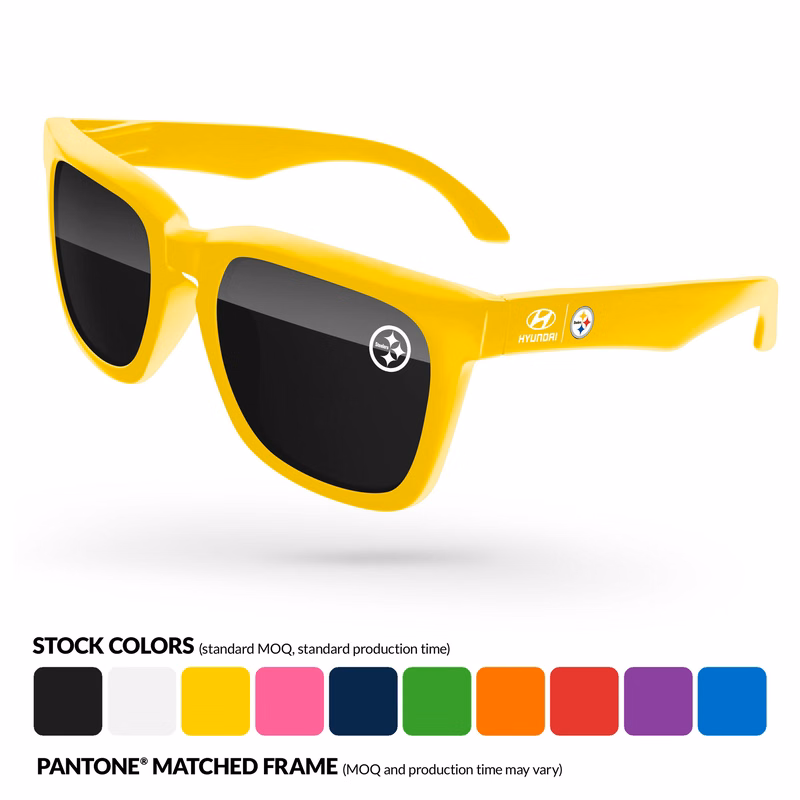 Promotional Bold Sunglasses w/ 1 Color Lens