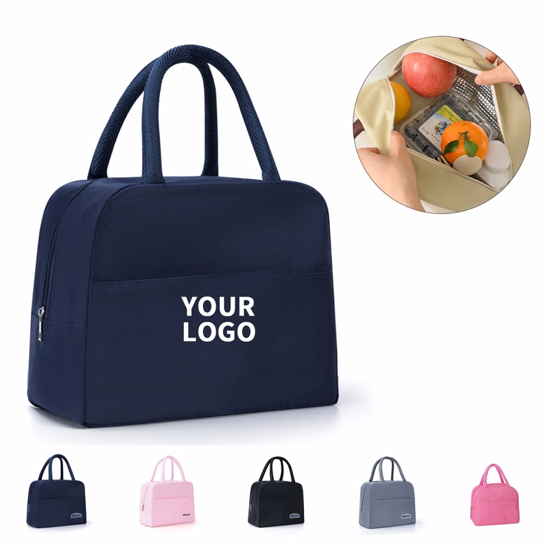 PU Triple Layer Insulated Waterproof Travel Lunch Bag