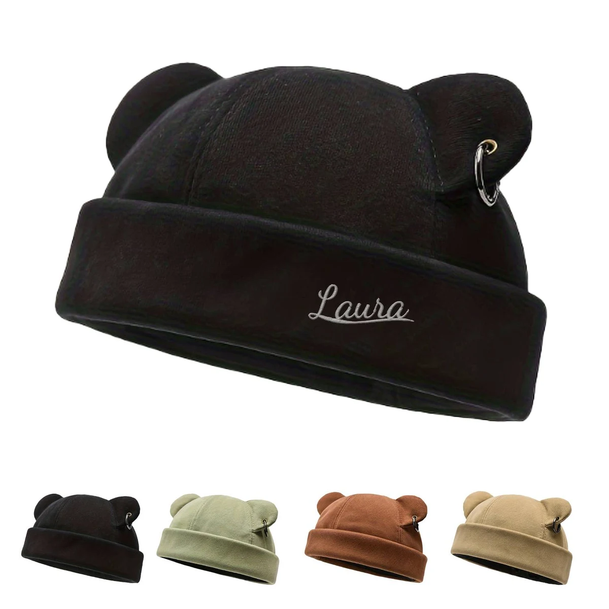 Cotton Brimless Roll Edge Hat for Adults 1
