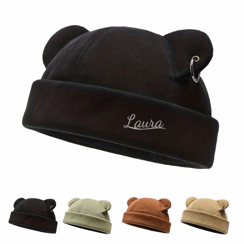Cotton Brimless Roll Edge Hat for Adults