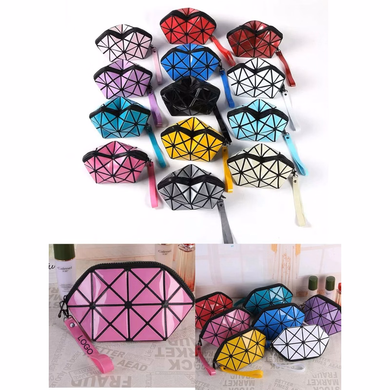 PVC Colorful Diamond Make-up Bag