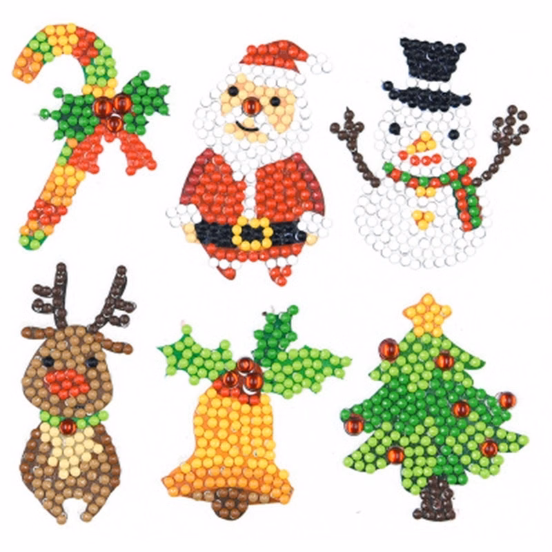 DIY diamond painting Christmas stickers
