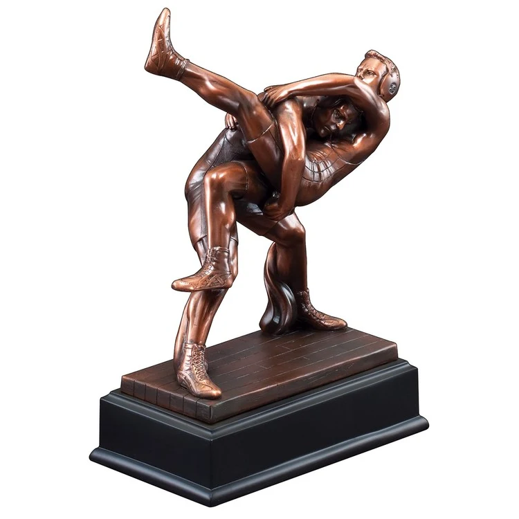 Wrestling Resin Sculpture 1