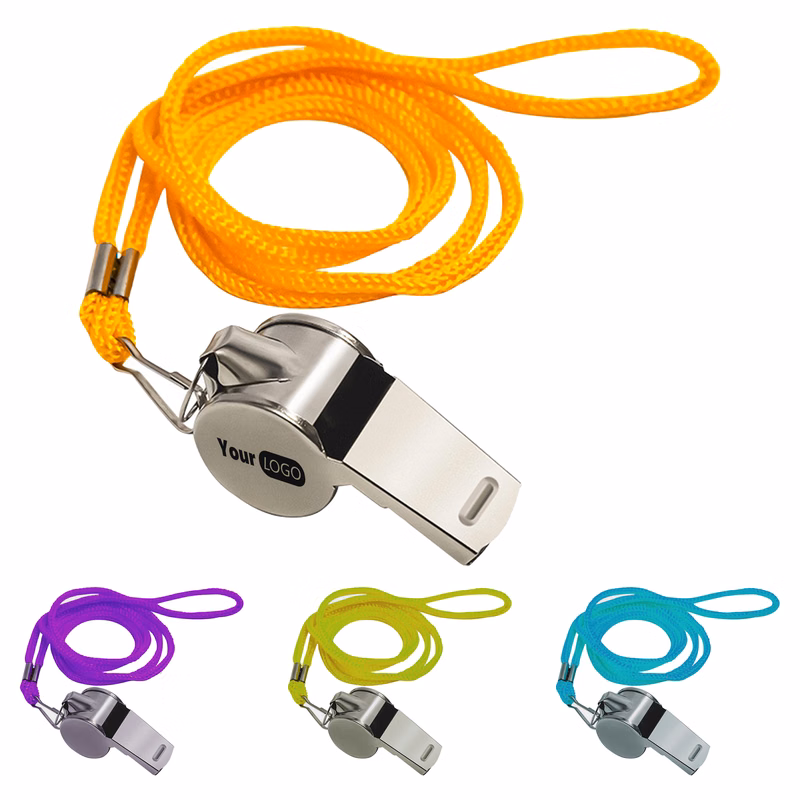 Stainless Steel Durable Survival Whistle With Logo Option