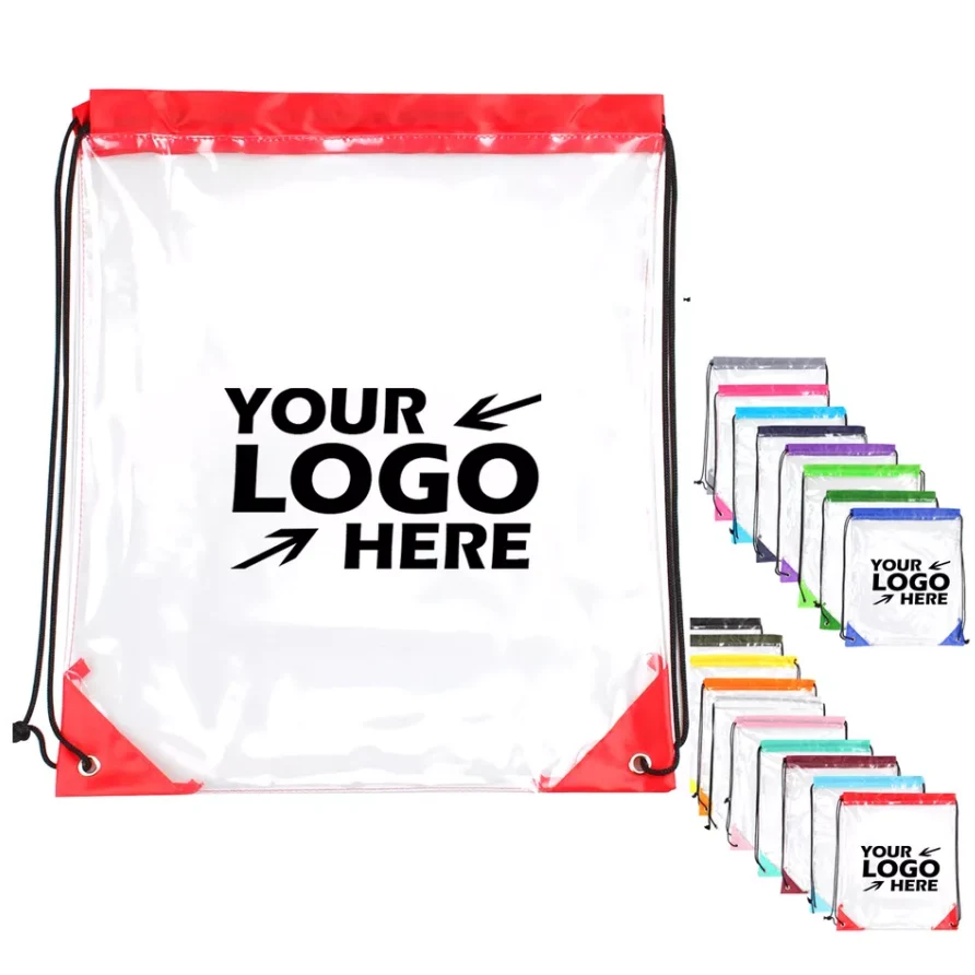 PVC Transparent Drawstring Bag 1