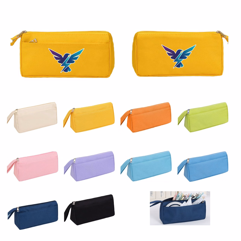 Full Color Logo Oxford Pencil Case Organizer MOQ50