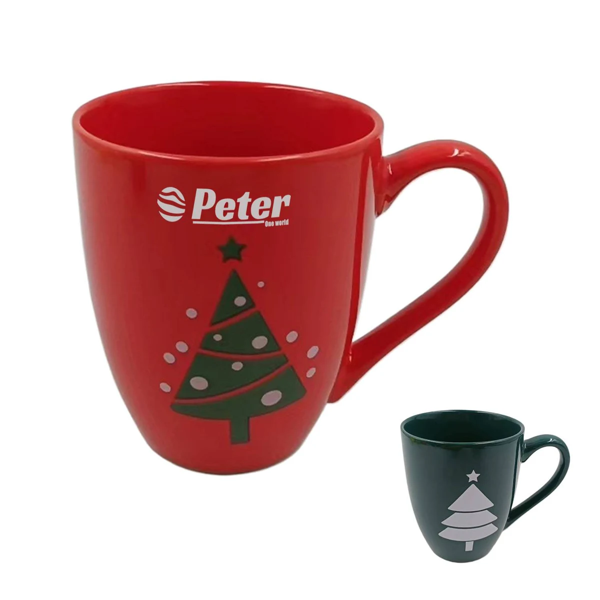 12oz Ceramic Coffee Mug w/ Handle for Household Office 1