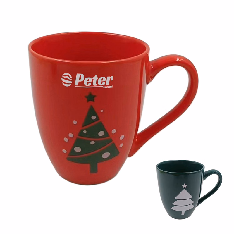 12oz Ceramic Coffee Mug w/ Handle for Household Office