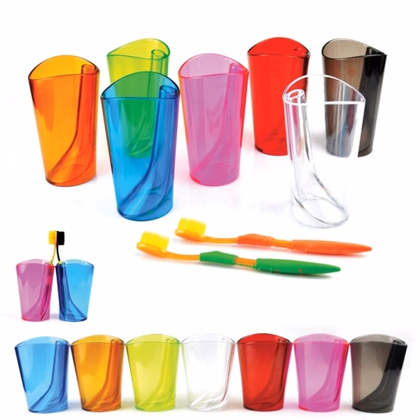 Promotional Dazzle Color Transparent Wash Gargle Cup