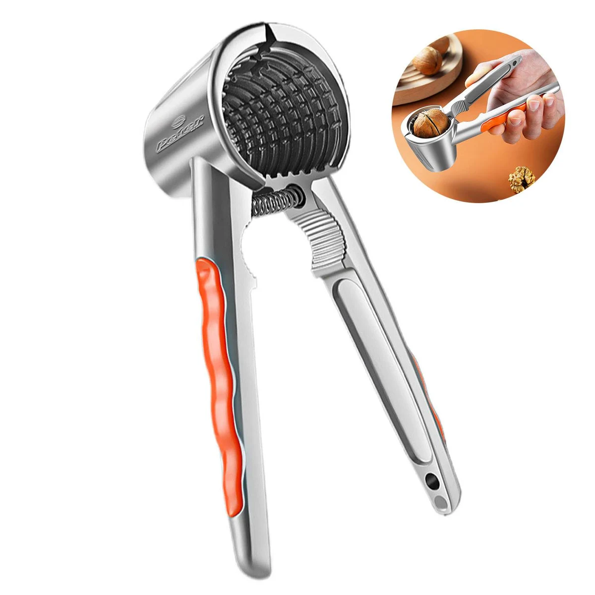 Heavy Duty Zinc Alloy Nut Cracker w/ Funnel Design 1