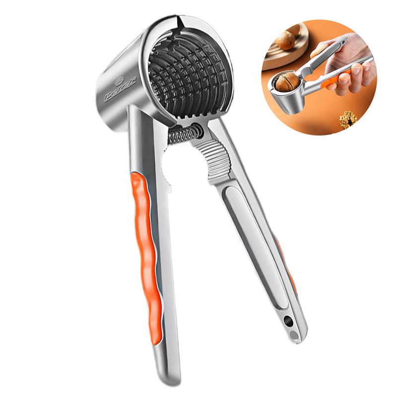 Heavy Duty Zinc Alloy Nut Cracker w/ Funnel Design