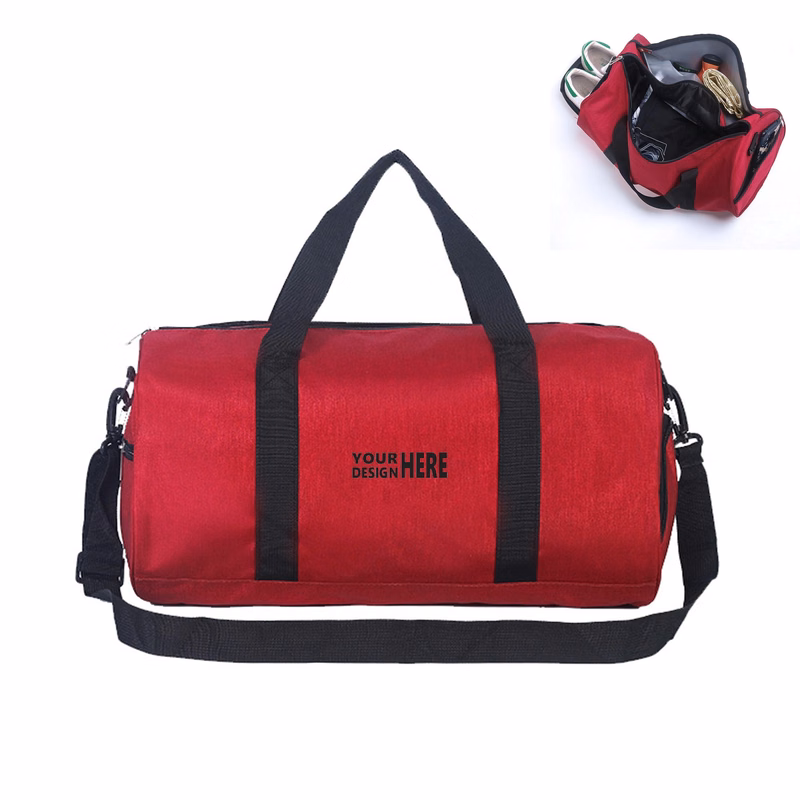 Sports Duffle Bag With Shoes Compartment
