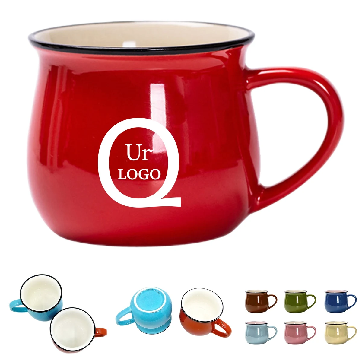5Oz Candy Color Ceramic Mug 1