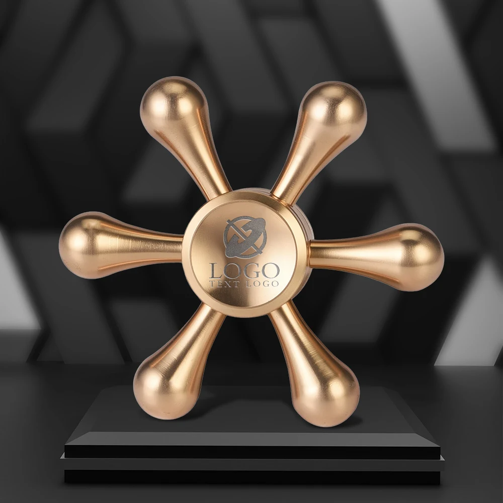 Custom Rudder Shaped Fidget Spinner 1