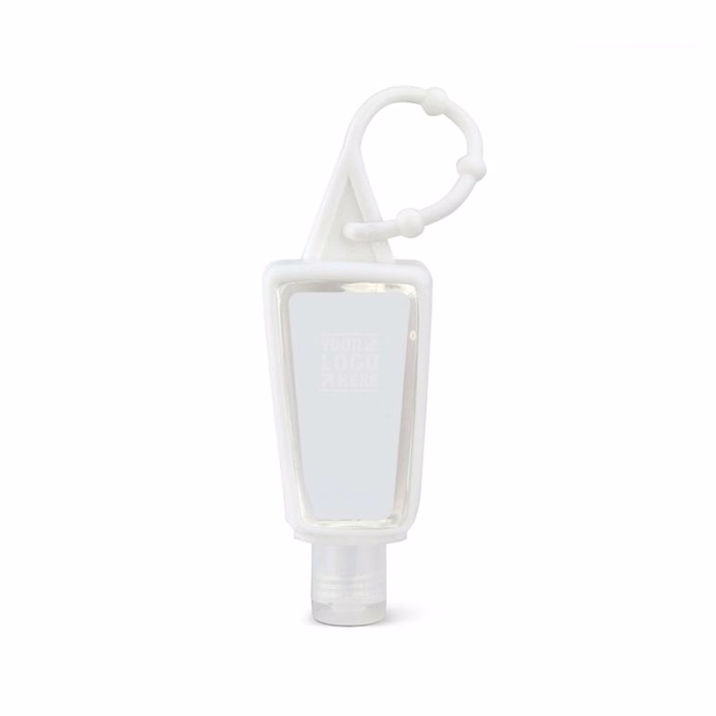 Citrus Scent Hand Sanitizer Gel with Silicone Holder, 1 oz.