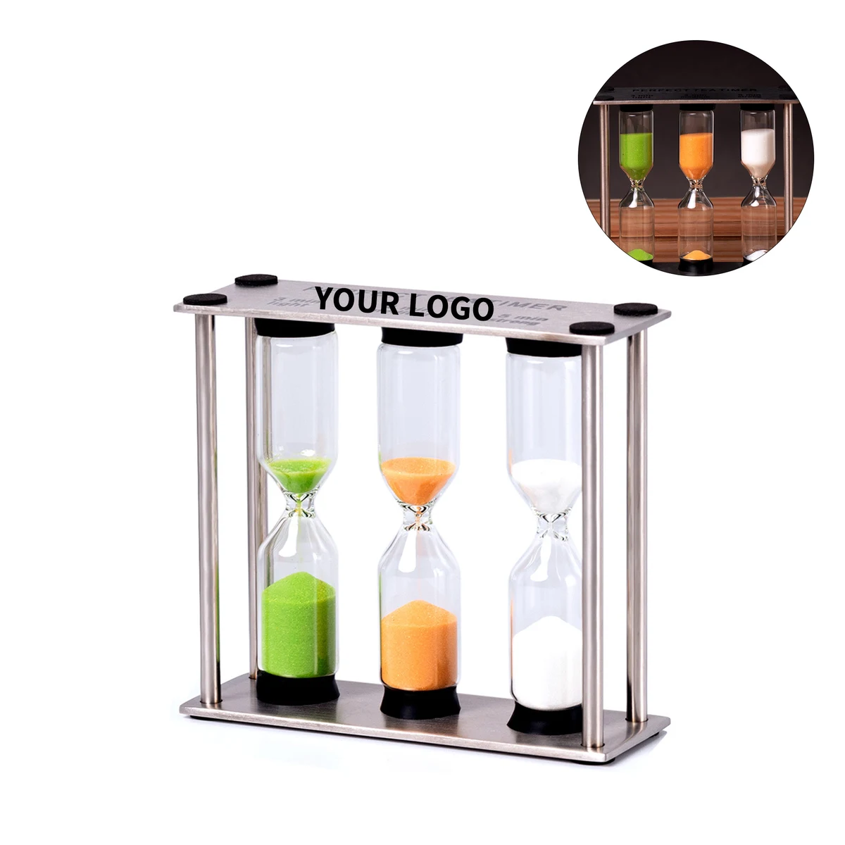 Three Four Five Minute Sand Timer 3.5 x 1.1 x 1.5" 1