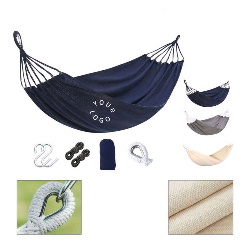 Wide Canvas Hammock for Hiking and Travel