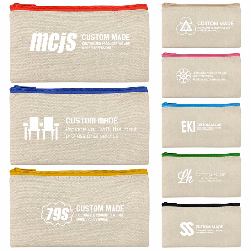 Multifuctional Canvas Bag With Zipper