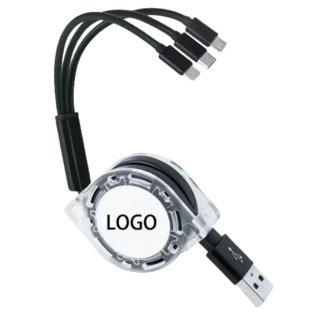 Retractable 3 in 1 USB Charging Cable 1