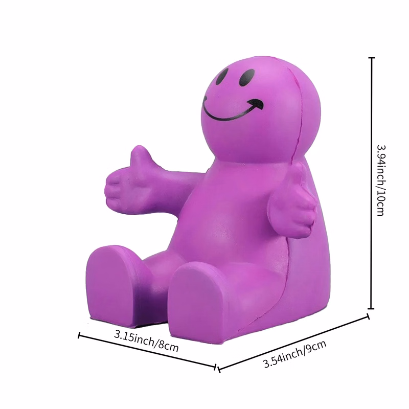 Customizable Smiling Character Phone Stand