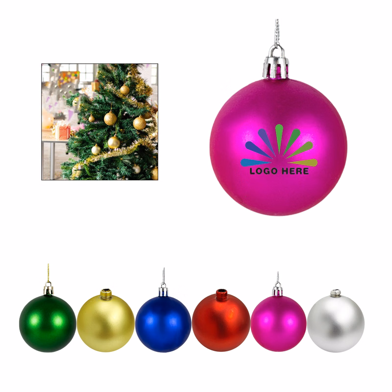 Customized Christmas Plastic Ornaments