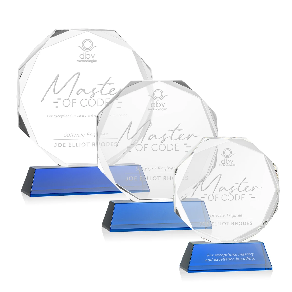 Acadian Award on Newhaven Base - Blue 1