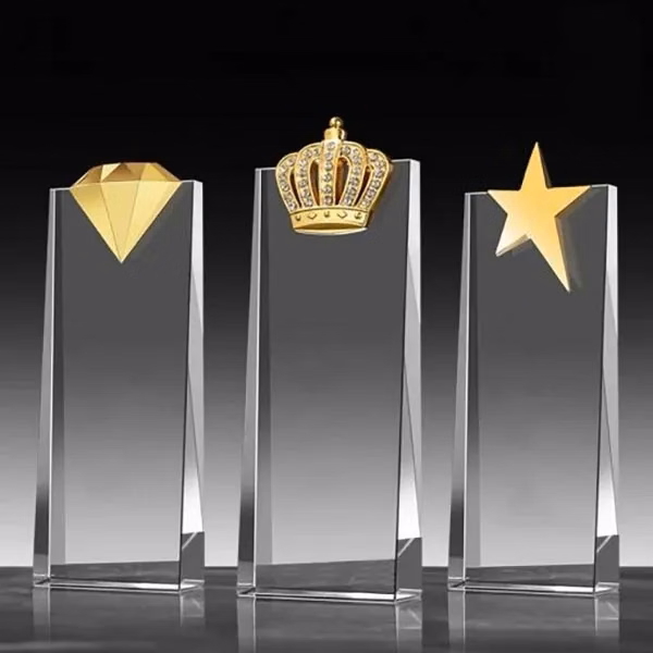 Personalized Crystal Diamond Trophy