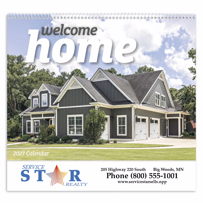 Good Value™ Welcome Home - Spiral Calendar