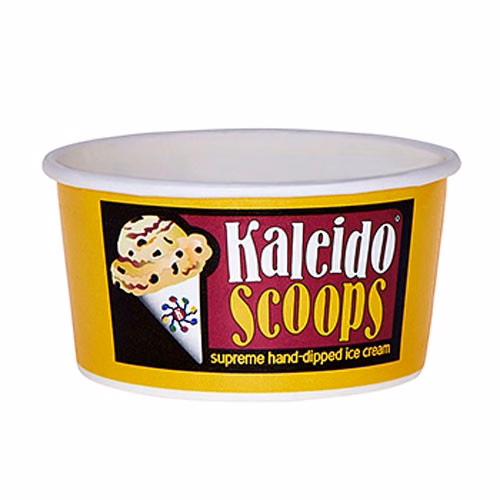 6 oz. Paper Dessert/Food Cup - Flexographic printed