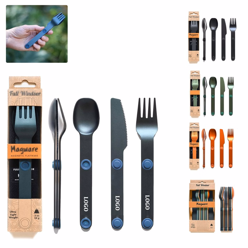Magnetic Camping Cutlery Set