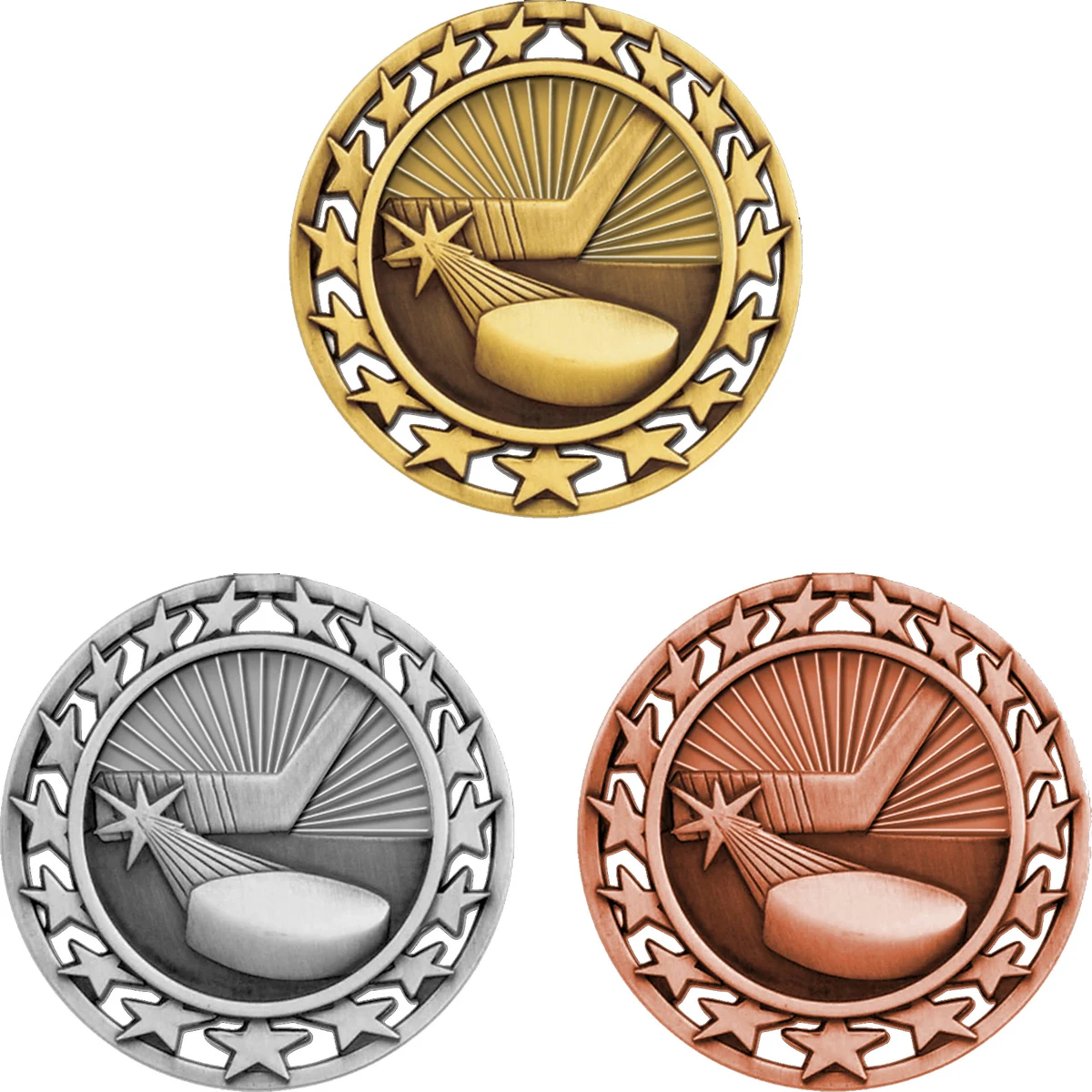 Stock Star Sports Medals: Hockey 1