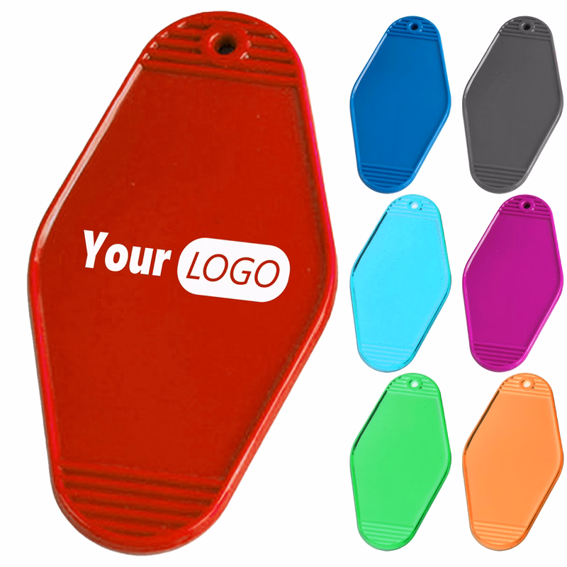 Plastic Retro Motel Key Tag