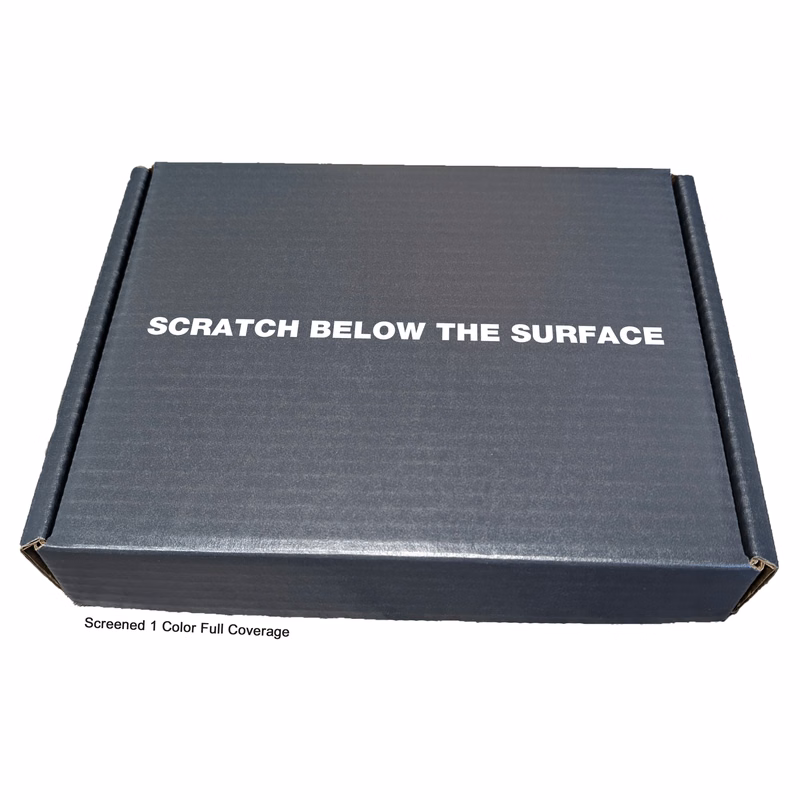 10 1/4" x 8 1/4" x 1-7/8" - B-Flute Outside Tuck Box