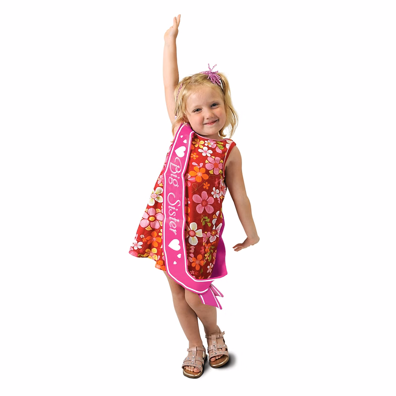 Big Sister Satin Sash