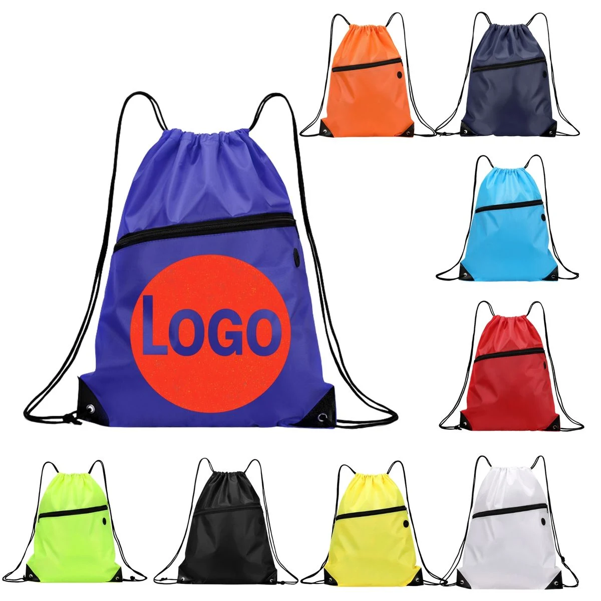 Drawstring Oxford Backpack 1
