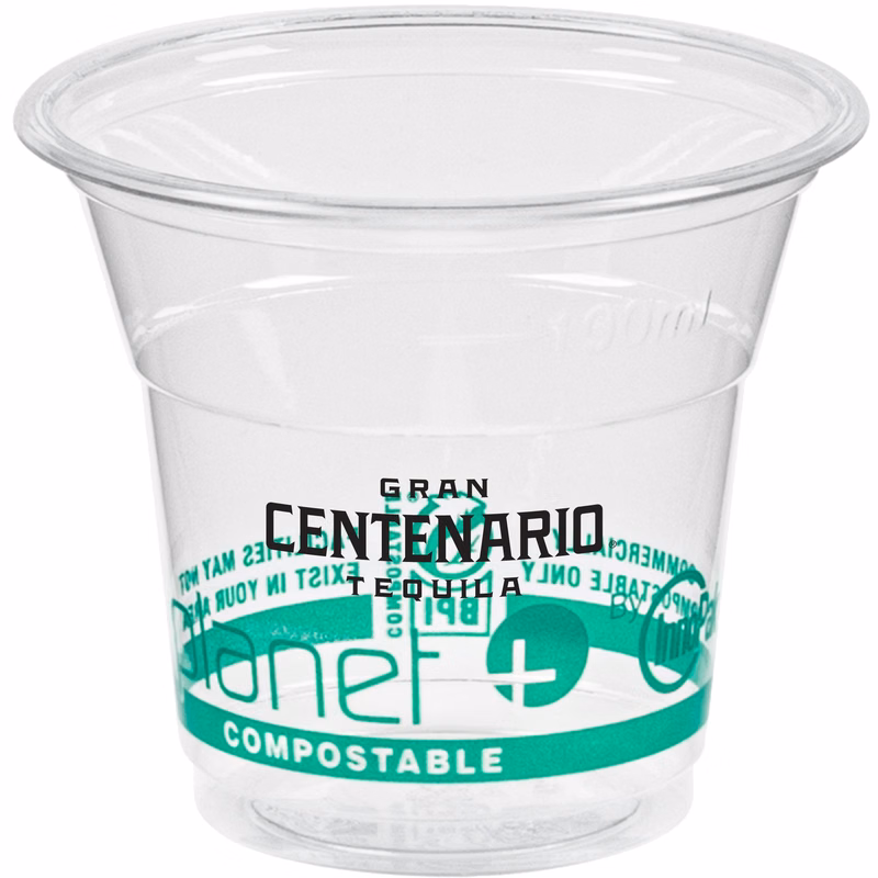 4oz/5oz Compostable PLA Sampling Cup - Eco Branded