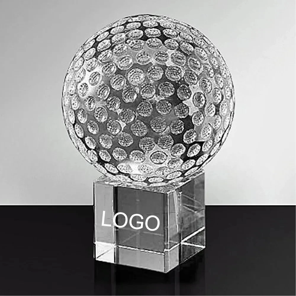 Crystal Golf Ball with Stand 1